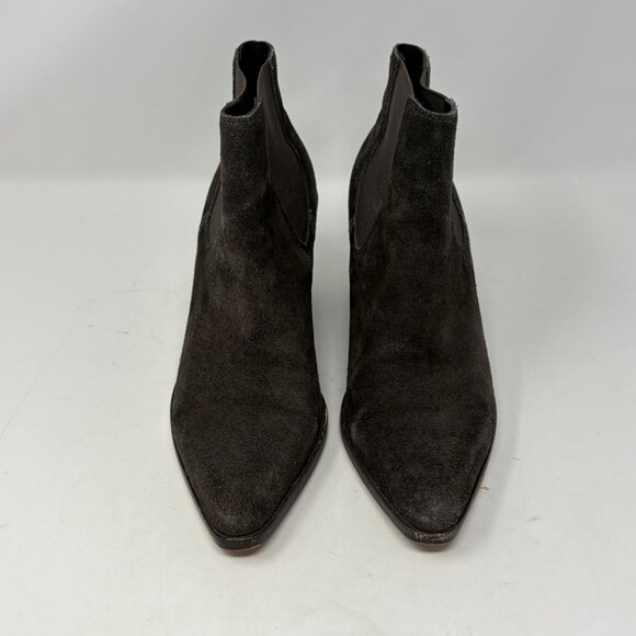 rag & bone women's Razor Chelsea boots grey suede 35 - Picture 3 of 10